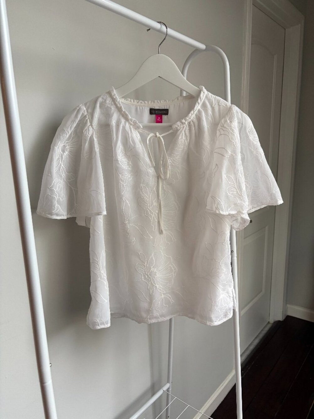 Vince Camuto Tie Neck Top